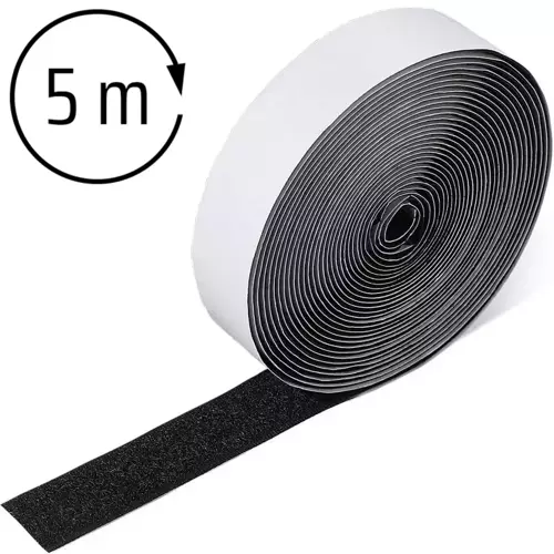 WCK-02-5M, Fita de velcro unilateral - laço, autoadesivo, 5 metros