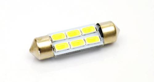 Lampadina per auto LED C5W 6 SMD 5630 CAN BUS