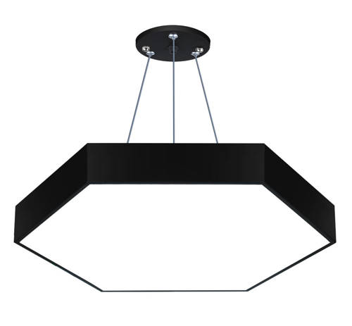 LPL-003, Lampada da soffitto a LED 36W, esagono intero, alluminio, CCD  non lampeggiante, Φ40x6