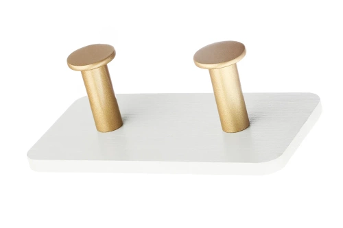 YG-DH13-OR | Cintre en bambou | Porte-serviettes | Cintre avec deux crochets