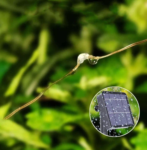 FLD-100LED-WW | Ghirlanda solare, lampada da giardino | 100 LED, 10 m | bianco caldo