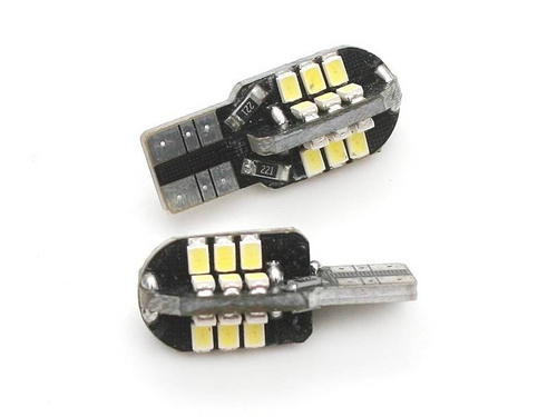 Автомобільна LED лампа W5W T10 24 SMD 1210 CAN BUS