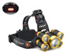 LED-Stirnlampe | XML-T6 CREE + 4x CREE R5, 2x 18650 3,7 V, 2.000 lm, 4 Leuchtmodi | TM-A500