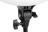 M45-60W-B | Lámpara de anillo con espejo | Luz anular con trípode | Set con fuente de alimentación y anillo de 60W