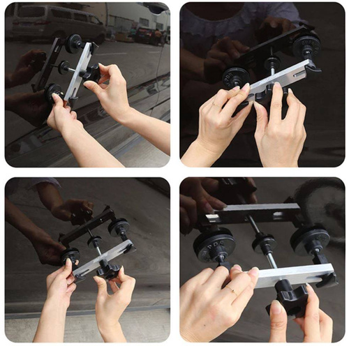 Y-110 | Repair kit for removal of dents in the car body | Bridge with a set of 7 mushrooms of different diameters