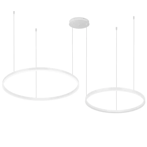 RLK-C02-38W-W | Two Piece Modern Pendant Lamp | LED | White