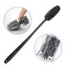 TLH-012-GRIS | Longue brosse de lavage de bouteilles en silicone | Lave-verre