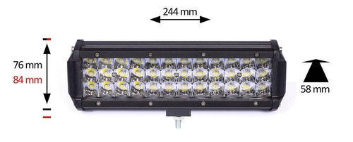 LB-108W-3030-Spot | Lampă de lucru Light Bar de 108W