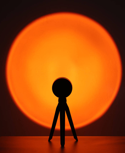 LED RB-03-Sunset RED | LED projection lamp with sunset effect