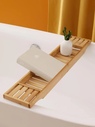 BBR-683 | Bathroom shelf for bathtub | Bamboo