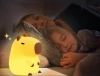 Veilleuse LED en silicone Capybara | Lampe portable pour enfant, 8 modes d&#39;éclairage avec minuterie | Veilleuse émettant une lumière chaude 3000 K | DS-CPBR-01