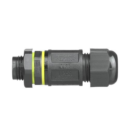 Waterdichte kabelmof IP68 | Schroefverbinding + 3-polige snelkoppeling 450 V 17,5 A voor kabels 5–10 mm | M683-A