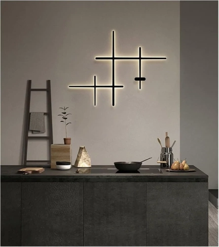 SGY-5en1-B | Lámpara de pared moderna con brazos regulables |