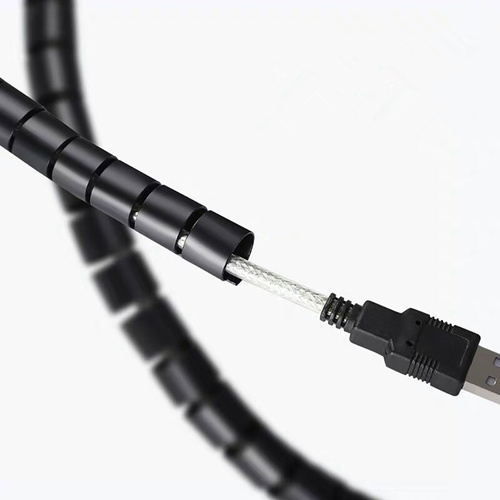 CRG-002-2,6M | Kryt, organizér na káble a vodiče | čierna