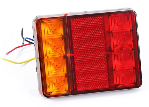 12V | EEN PAAR Complete LED-achterlichten voor aanhangwagens, opleggers, landbouwmachines | E4-goedkeuring