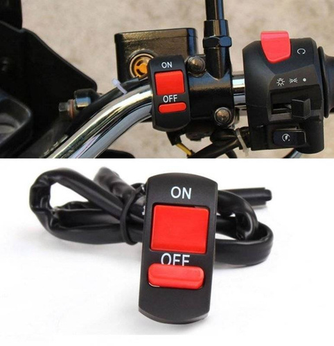 Interruptor ON/OFF para lâmpadas halógenas de motocicleta