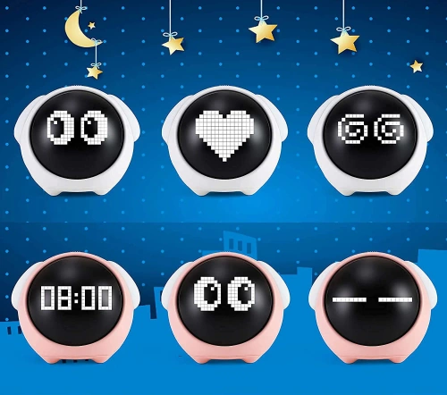 SG-8-W | Alarm clock with LED lamp | Interactive clock