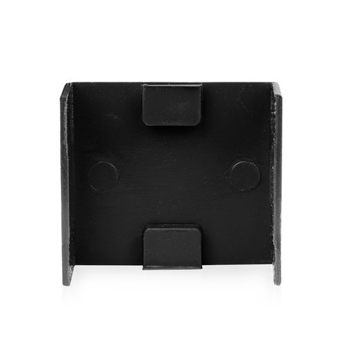 CDT-02 | Conector recto para tira adhesiva 40x20mm | negro