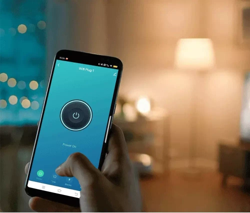 SM-P16 | Toma Wi-Fi inteligente | Funciona con el Asistente de Google y Amazon Alexa | Operación a través de Smart Life o Tuya Smart | Tipo Schuko | Vatímetro, temporizador