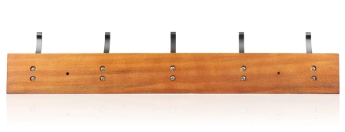 HG-50CM-ДЪРВО | Дървена закачалка за якета, дрехи | Стенна закачалка за антре | Закачалка с 10 кукички