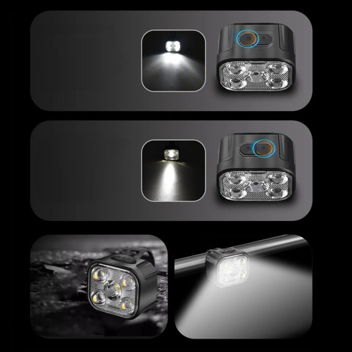 Juego de luces LED USB para bicicleta delanteras y traseras | Luces de bicicleta impermeables | BK-L325