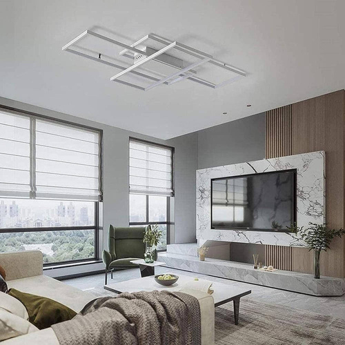 XL-016-50W-W | Lampada a sospensione moderna in più pezzi | Lampada da soffitto a LED | Bianco