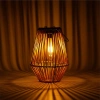 JX21-Bambus | Bezdrátová solární lampa | Zahradní lampa s držákem