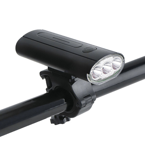L9 | PREMIUM front bicycle light | aluminum | 3x XM-L T6 CREE LED, 750lm, 6 lighting modes, 3000mAh battery | powerbank