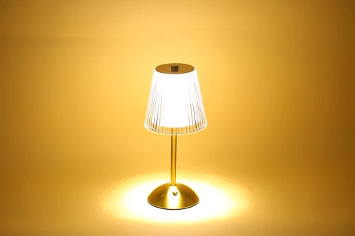 DTL-C130 | Lampe de table avec batterie intégrée | Lampe de nuit avec trois couleurs de lumière | Lampe d'ambiance pour un hôtel ou un restaurant