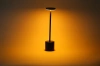 HJA21-NOIR | Lampe de table LED | Une lampe de nuit moderne avec une batterie intégrée
