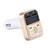 3 colores | B2 | Adaptador Bluetooth 5.0 Transmisor 2xUSB Toma mechero MicroSD