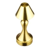 HJA12-A-GOLD | Lampa de masa cu baterie incorporata | Lampă de noapte cu trei culori de lumină | Lampă de atmosferă pentru un hotel sau restaurant