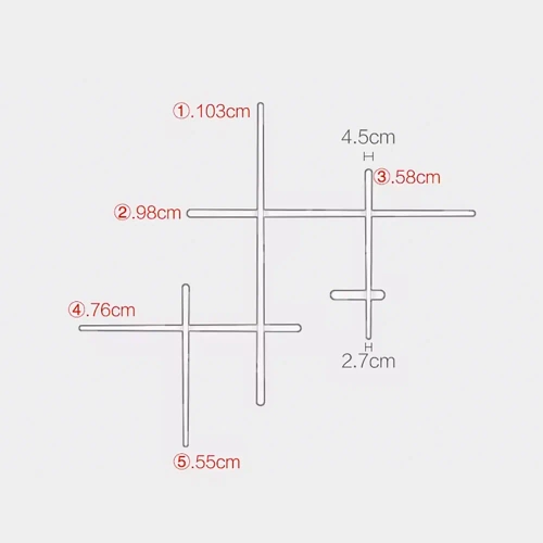 SGY-5en1-B | Lámpara de pared moderna con brazos regulables |