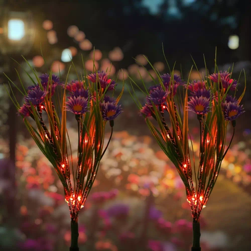 LED-Gartenleuchte Solarblume | 60 cm, 600 mAh | FLD-13-P