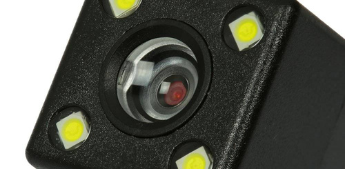 PZ412 | HD Nachtzicht Achteruitrijcamera | 4 LED's | IR