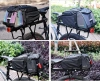 3in1 bike pannier for the trunk 8L | Waterproof bag with reflectors | Roomy rear pannier for the trunk | FGTB-02
