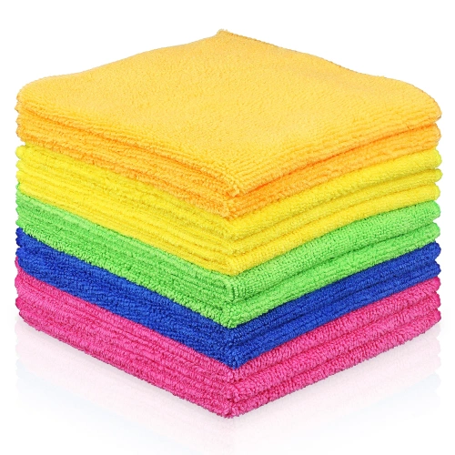 XWB-301-12x | Lot de 12 chiffons en microfibre | Chiffons de nettoyage