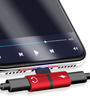 UA-008 | Lightning adapter - 2x Lightning | Audio adapter iPhone-hoz
