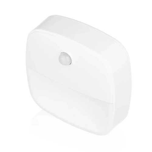 C4907-BLANCO | Luz nocturna inalámbrica | Lámpara con sensor crepuscular y sensor de movimiento | Iluminación de escaleras con pilas