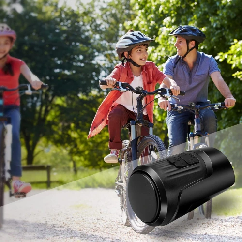 Sonerie electronică pentru bicicletă cu alarmă 125 dB | Sonerie impermeabilă cu funcție de alarmă antifurt | EH-128