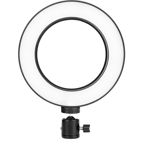 16 см LED пръстеновидна светлина с 25 см статив | Компактен комплект за грим, стрийминг и фотография |