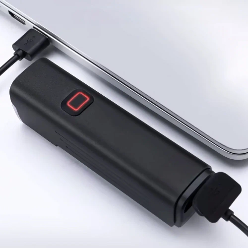 Bike light with powerful 4800 mAh battery | 1000 lm USB-C LED bike headlight – low and high beam | BH-530