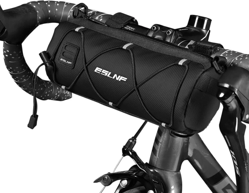 Sacoche de vélo étanche pour guidon 1,5L | Sac spacieux avec bandoulière | ESLNF246-1