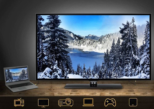 HH-5-5M-BLACK | HDMI cable High Speed 4K @ 60Hz UHD 3D