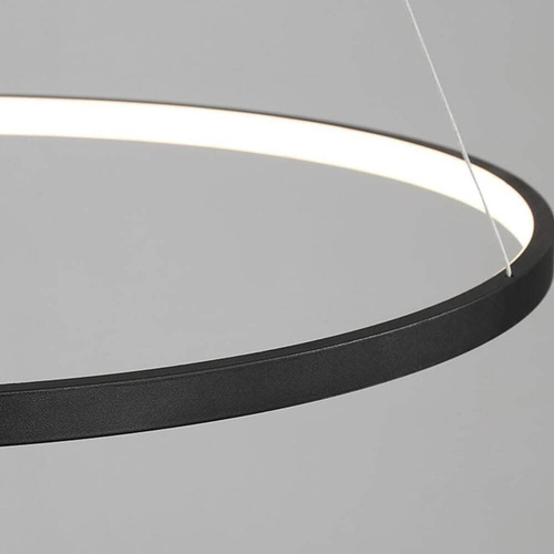 RLK-C01-30W-B | Vienetinė moderni pakabinama lempa | LED | Juoda