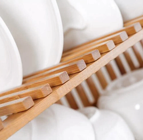 Bamboo Dish Dryer | Two-tier Drainer | KBT-427