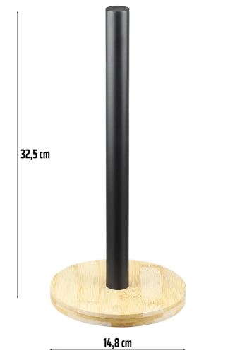 TH-325-BLACK| Konyhai papírtörlő állvány | Papírtörlőtartó