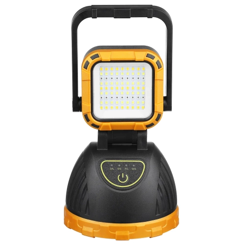 LED-Taschenlampe für Outdoor | Solarbetriebene Taschenlampe mit Powerbank-Funktion | Bewegliche Campinglampe | TG-GZ0241-B