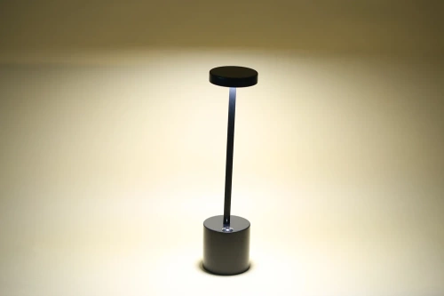 HJA28-BLACK-2 | 34 cm Table lamp with built-in battery | Night lamp with three light colors | Atmospheric lamp for hotels, restaurants