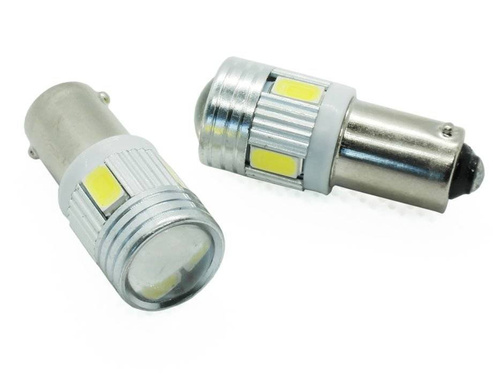 Car BA9S LED Bulb 6 SMD 5630 lens